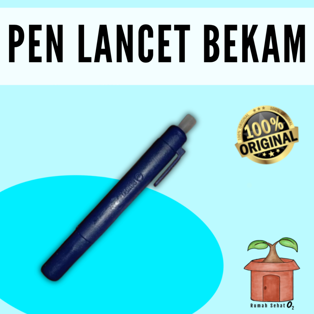 Pen Lancet Bekam Standar PBI Khusus Persatuan Bekam Indonesia Plastik Biru Indonesia Desain Terbaru