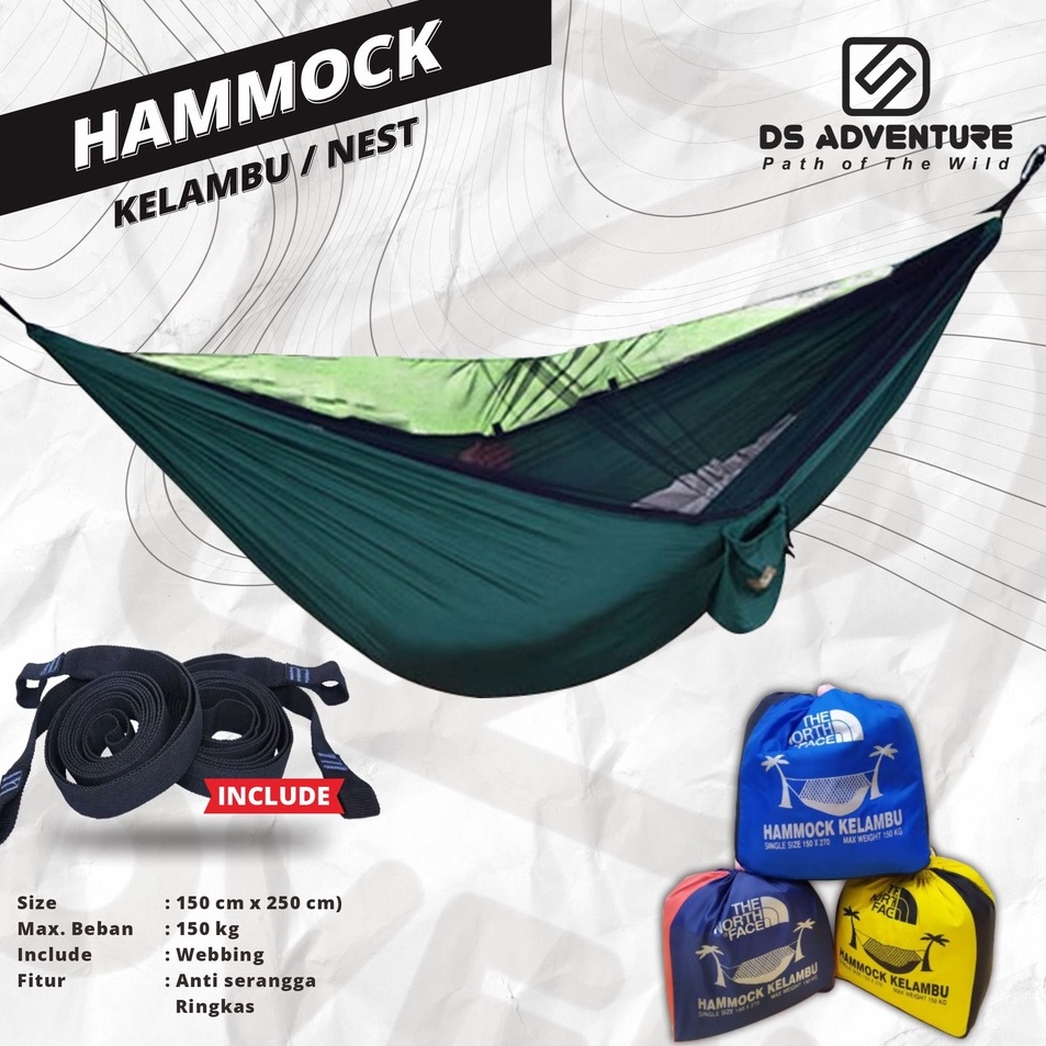 Ready Irit  Hammock kelambu ayunan gunung  hammock klambu  ayunan santai  hammock jaring  hamock kel