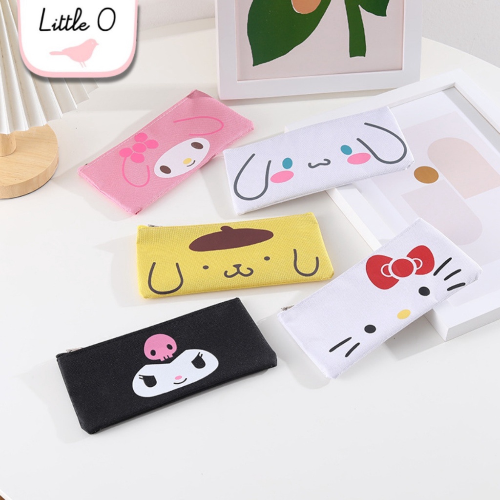 

EKSTRA PROMO Kotak Pensil SANRIO Pencil Bag Tempat Pensil Resleting Unicorn Pencil Case We Bare Bear
