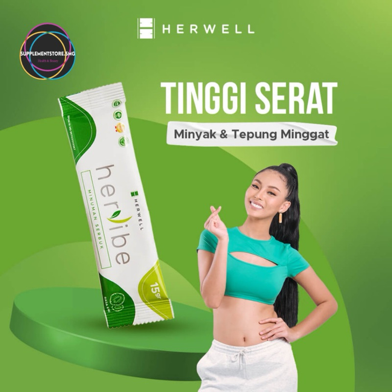 

(ECER 1 SACHET) HERVIBE HERSLIM Herwell HALAL BPOM Susu Diet Pengganti Sarapan Pelangsing Slimming Detox