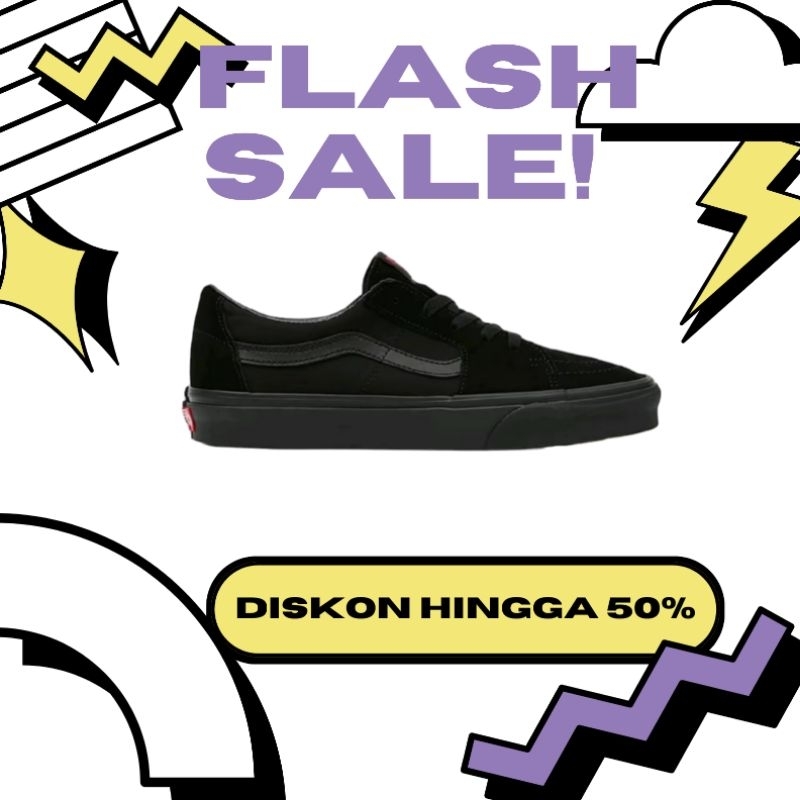 Vans Sk8 Low Full Black Original