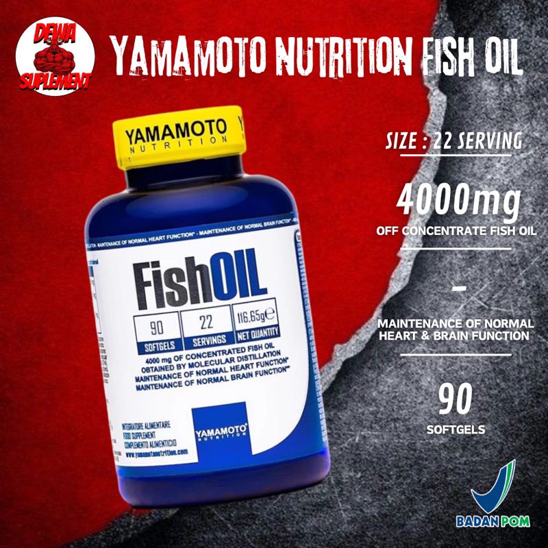 YAMAMOTO NUTRITION FISH OIL 90 SOFTGELS