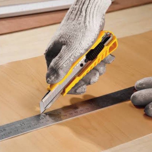 

CEPAT pisau Cutter 18mm Stanley Basic SnapOff Knife STHT1276 Stanley