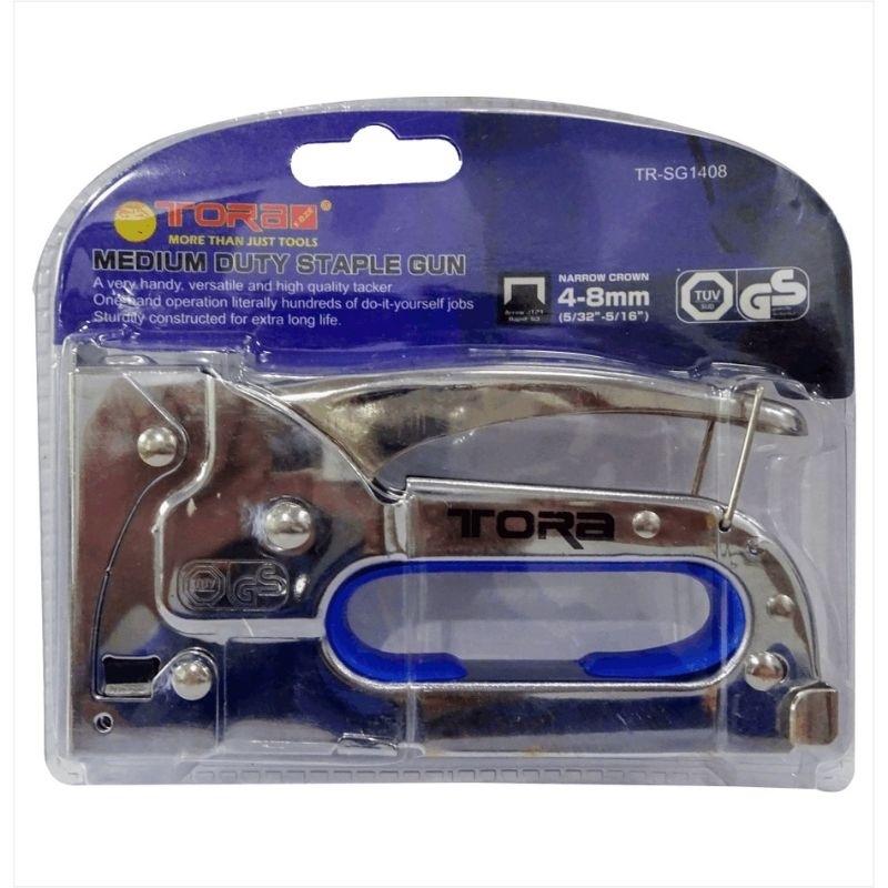 

TORA Staple Gun 4-8MM Staples Gun SG1408 CHROME