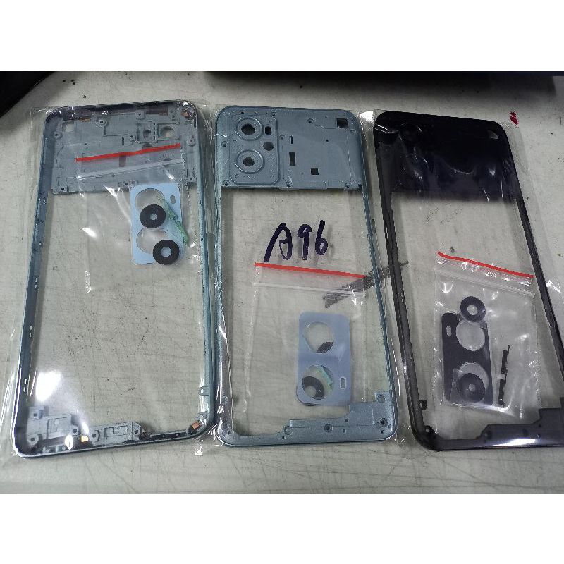 Bezel Oppo A96 ~ tulang tengah Oppo A96 Bezel Bazel Oppo a96 sparepart hp