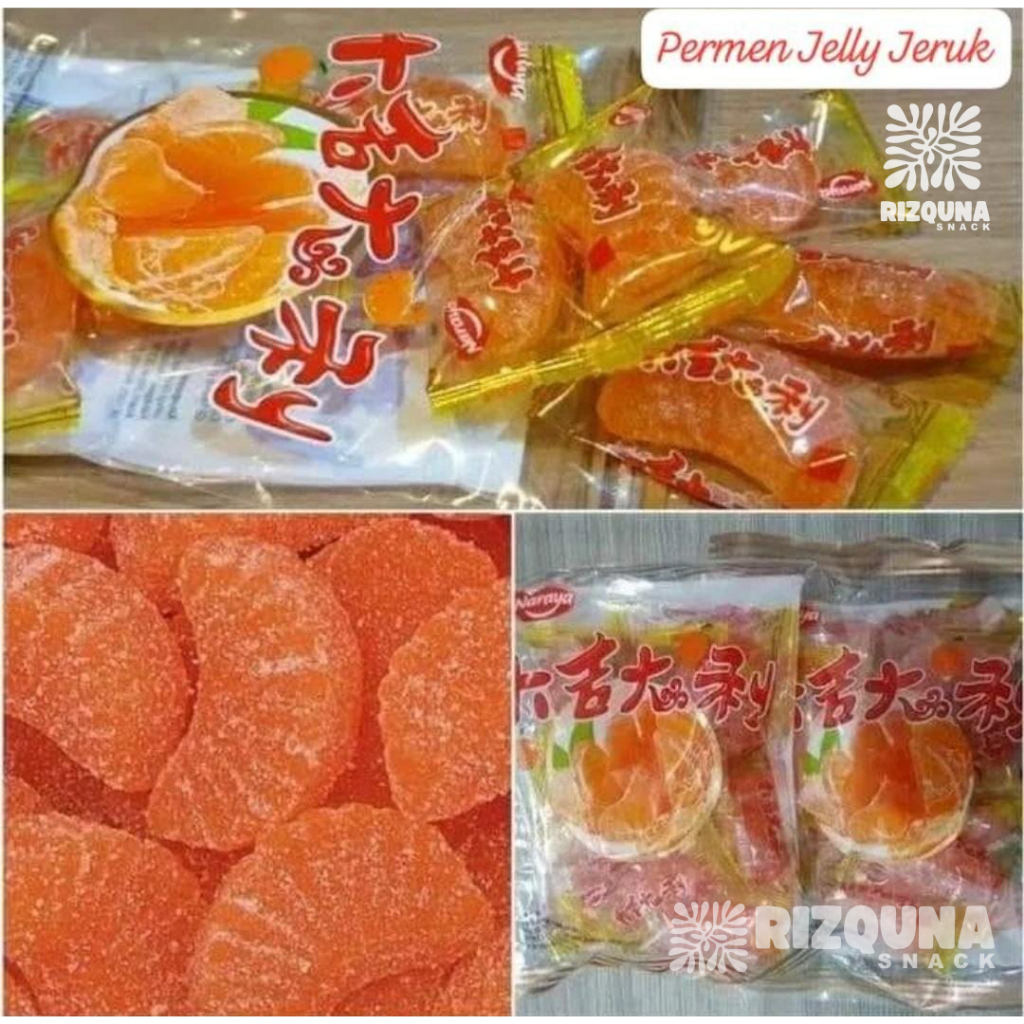 

[1 Pak] Permen Jeruk Jelly Naraya Viral Enak Kesukaan Anak-Anak Halal | Tidak Serik di Tenggorokan