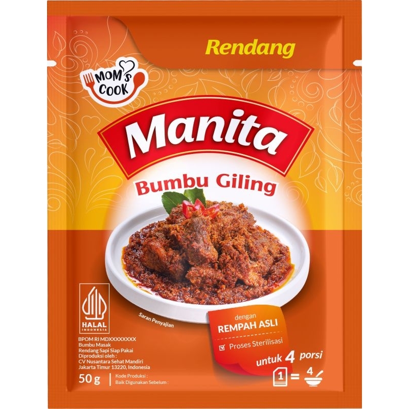 

bumbu masak manita RENDANG