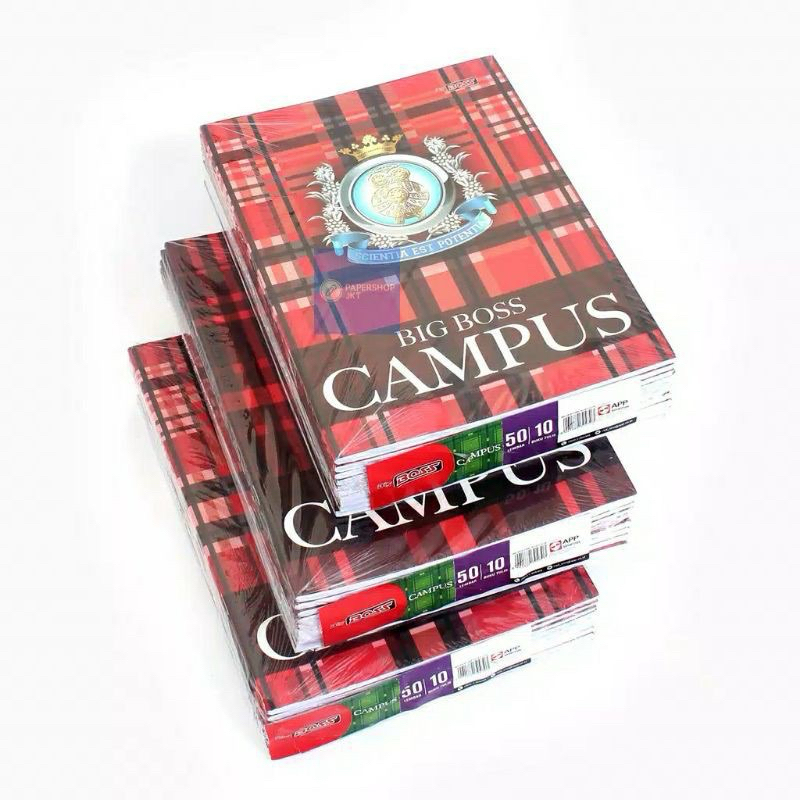 

Buku Big Boss Campuss / 1 Pack Isi 10 pcs buku 50 Lembar