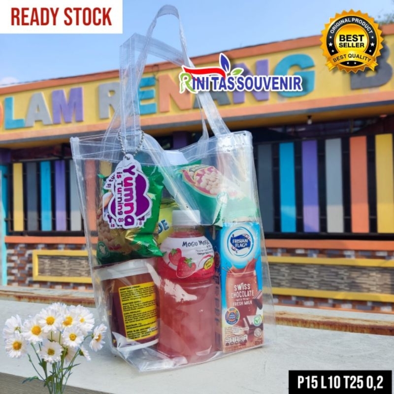 

TAS MIKA TRANSPARAN TEBAL READY STOK TAS PVC TAS HAJATAN