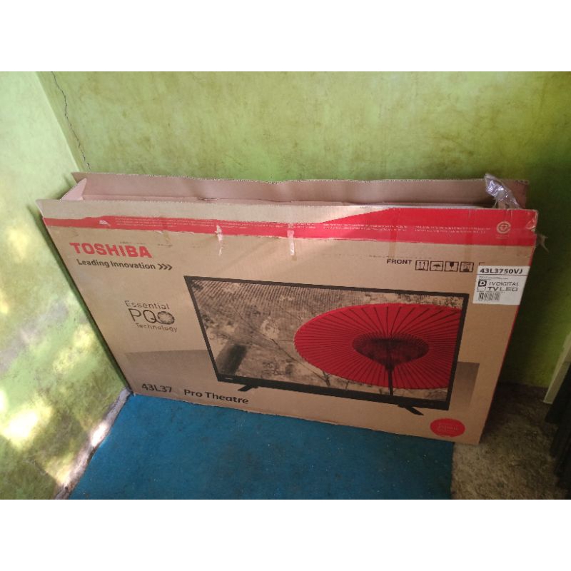 Kardus Dus Box Tv LED Toshiba 43 inch Free Storofoam