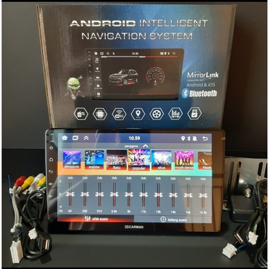 Head Unit Android 9 inch Carman Walt Ram 2/32GB