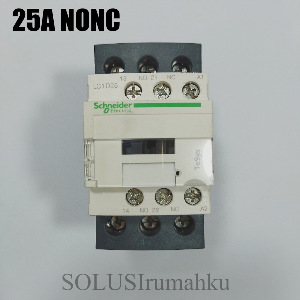 CONTACTOR SCHNEIDER LC1 D25 ( 25A NO NC ) TESYS