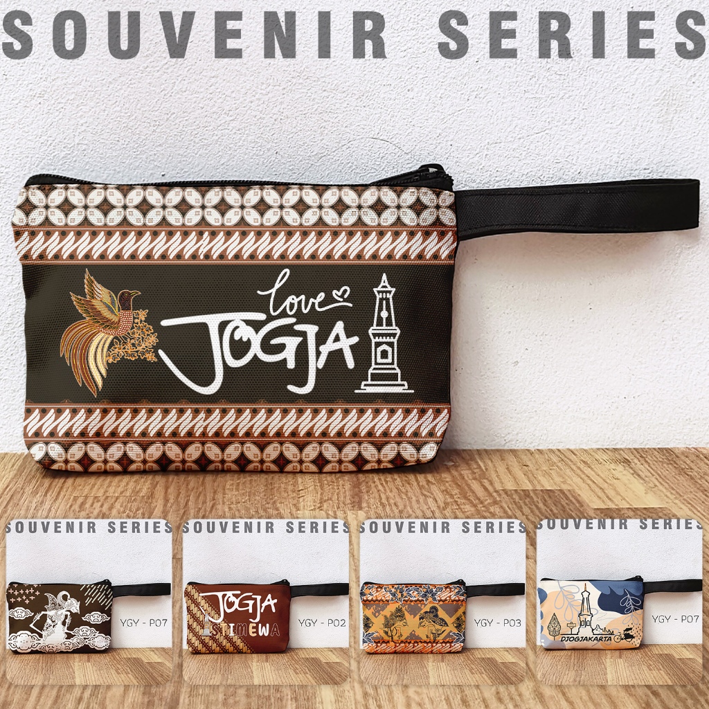 Pouch Souvenir Yogyakarta Dompet Oleh Oleh Jogja