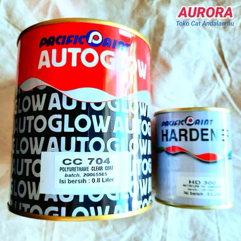Cat Clear coat AUTOGLOW CC 704 + hardener Anti gores pernis vernis duco duko