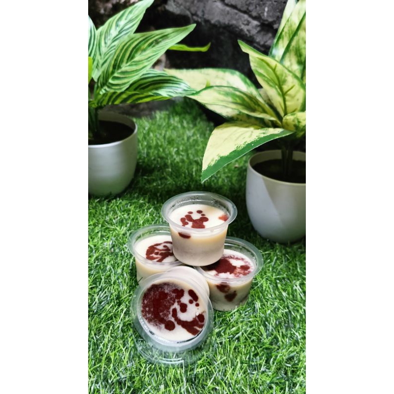 

puding marmer/zebra cup