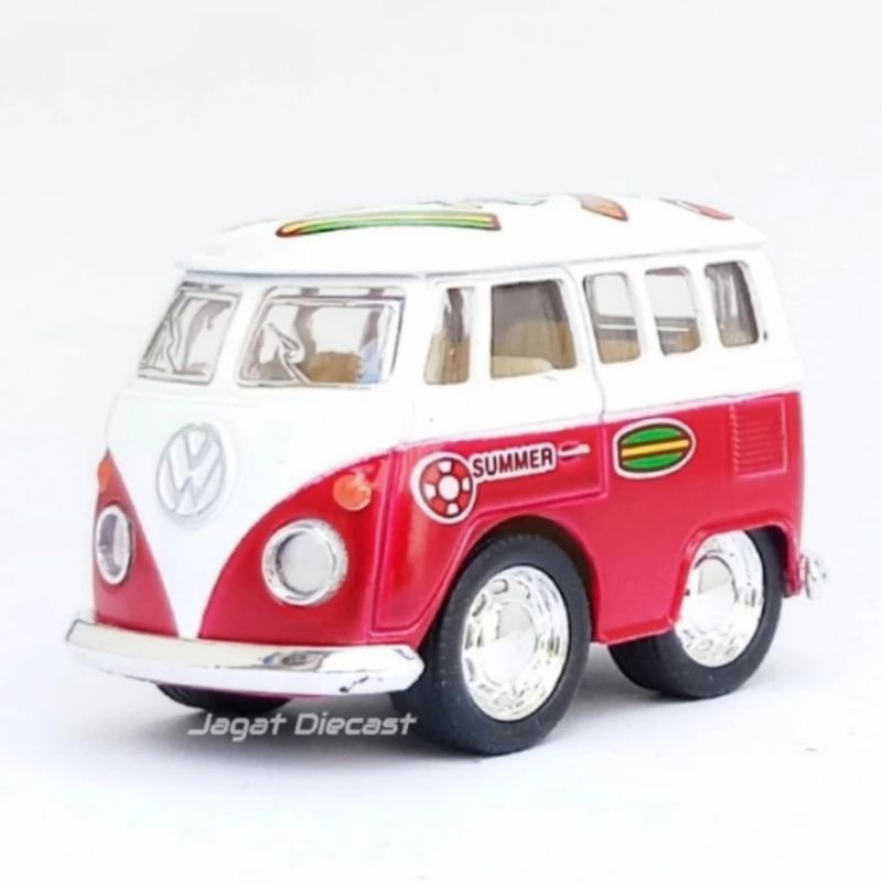 Kinsfun Choro Volkswagen Little Van Summer VW Kombi Jagat Diecast 3