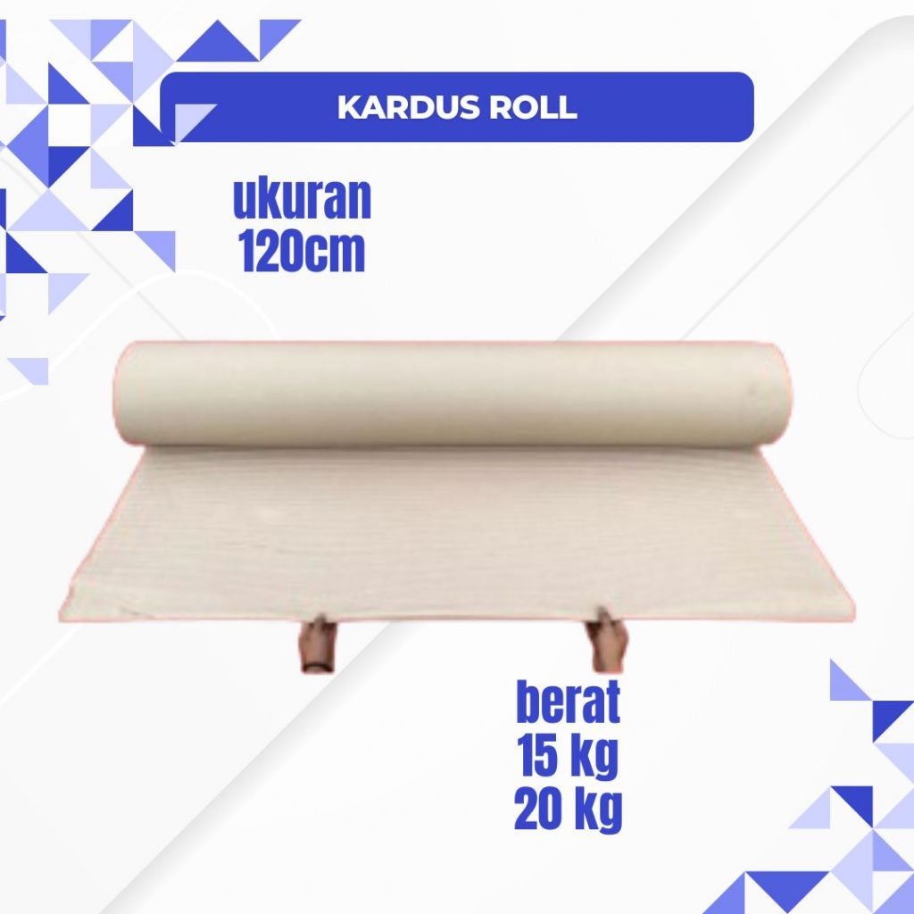 

Kardus Roll atau Gulungan Single Face 100 cm,120 cm, 160 cm / Corrugated Roll
