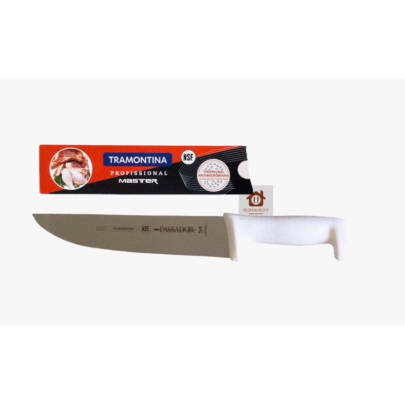 Tramontina Passador Butcher Knife 8inch / Pisau Golok sembelih 20cm 24421/088