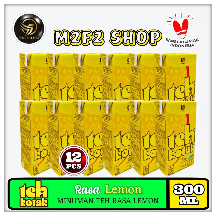 

Teh Kotak Ultra Rasa Lemon Tea - 300 ml (Kemasan 12 Pcs)