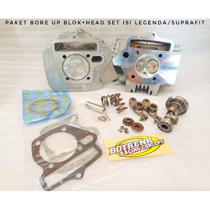 PAKET BORE UP HEAD / KOP DAN BLOK LEGENDA/SUPRAFIT-BOYRENK