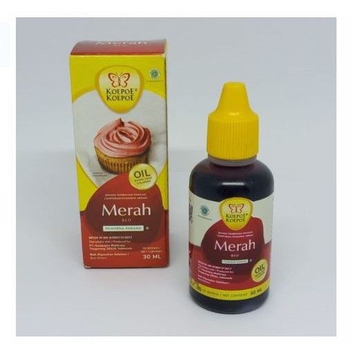 

Pewarna Koepoe Koepoe OIL BASED 30ML - Merah