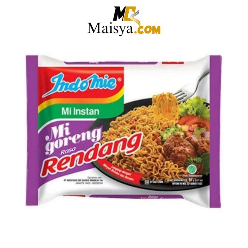 

INDOMIE MIE INSTANT MI GORENG RASA RENDANG 91gr