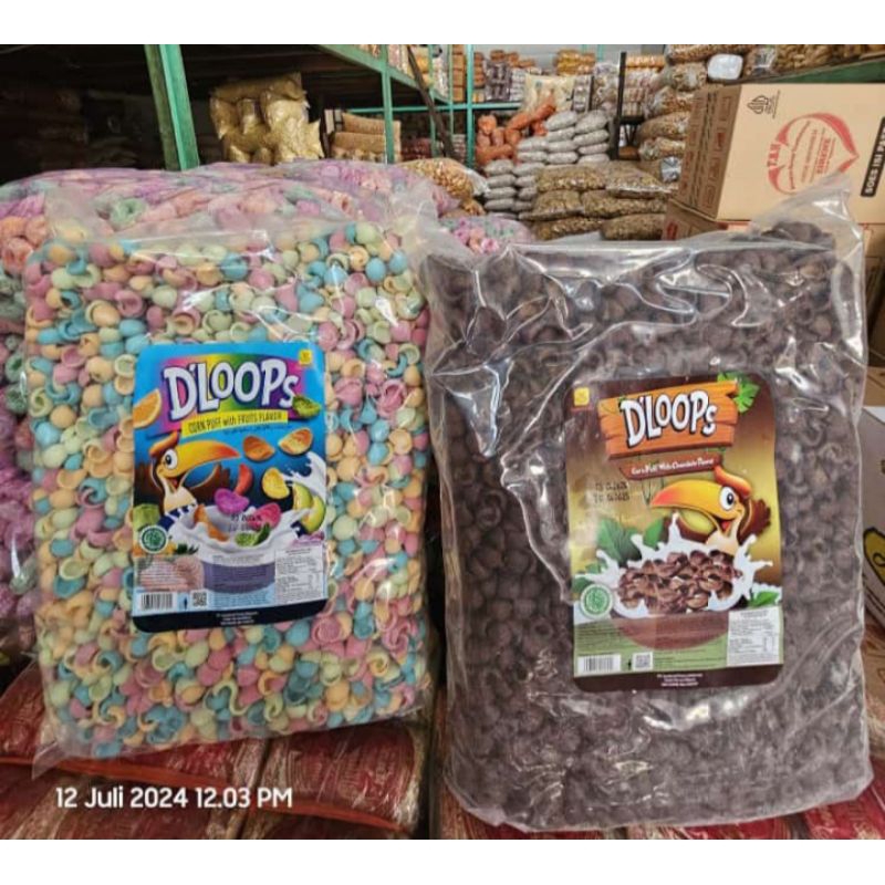 

Dloops coco crunch kartonan isi 2kg (1kg x2)