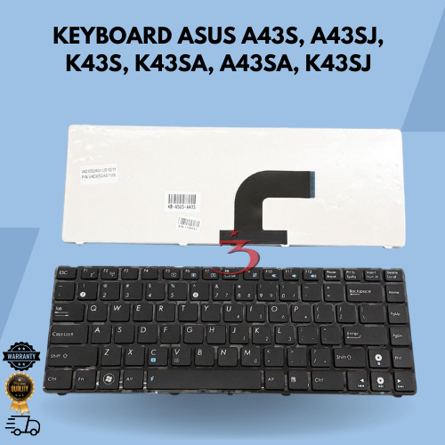 Keyboard Asus A43 K43 A43S K43S A43SJ K43SA A43SA
