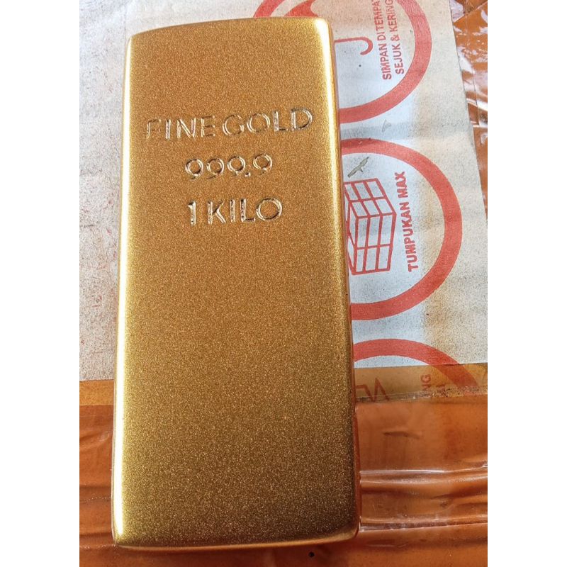 Miniatur Emas Batangan 999.9 Diecast Emas 1 kg