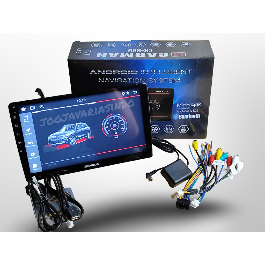 Headunit android carman 10 inch ram 2+32GB Carman