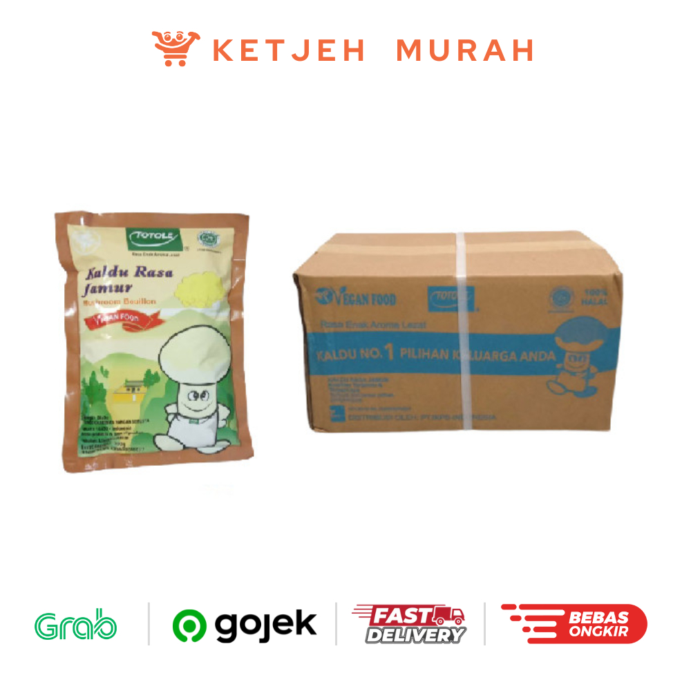 

Totole Kaldu Jamur 200 Gram 1 Dus isi 40 Pcs