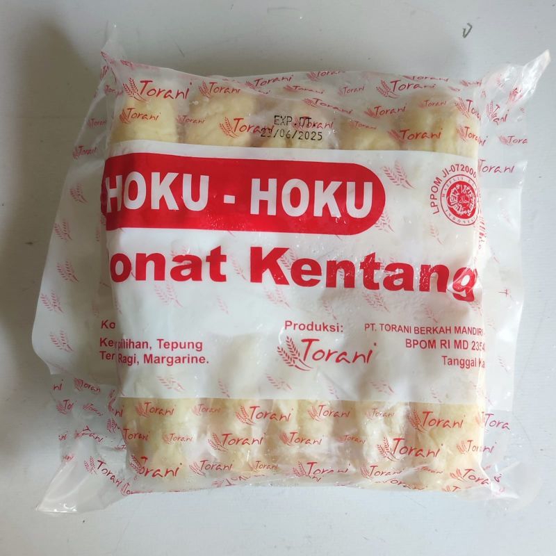 

Hoku Hoku donat kentang 300gr isi 10 pcs