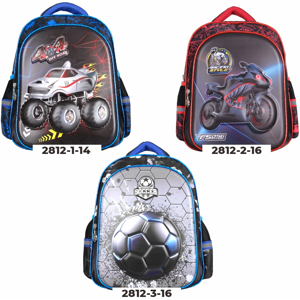 Tas Ransel Anak Import Premium Car Motorcycyle Ball