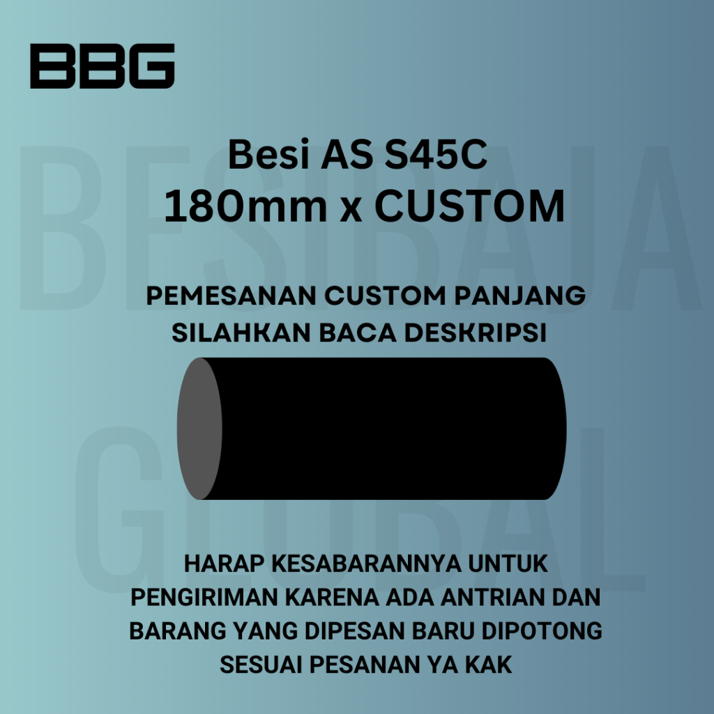 BESI AS S45C 180mm x CUSTOM