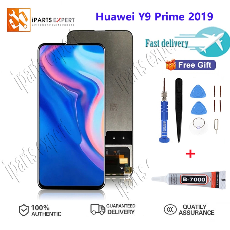 IPARTSEXPERT 【asli Tes】Original LCD For Huawei Enjoy 10 Plus/P Smart Z/ Y9 Prime 2019 Rakitan Pengga