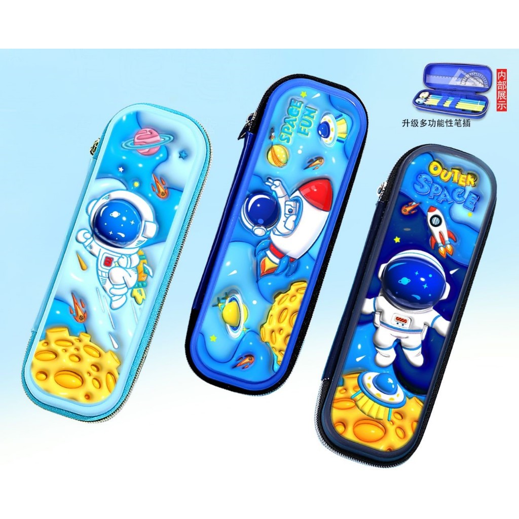 

Kotak Pensil Plastik/ Tempat Pensil Plastik / Pencil Case Plastik Spaceman 5792