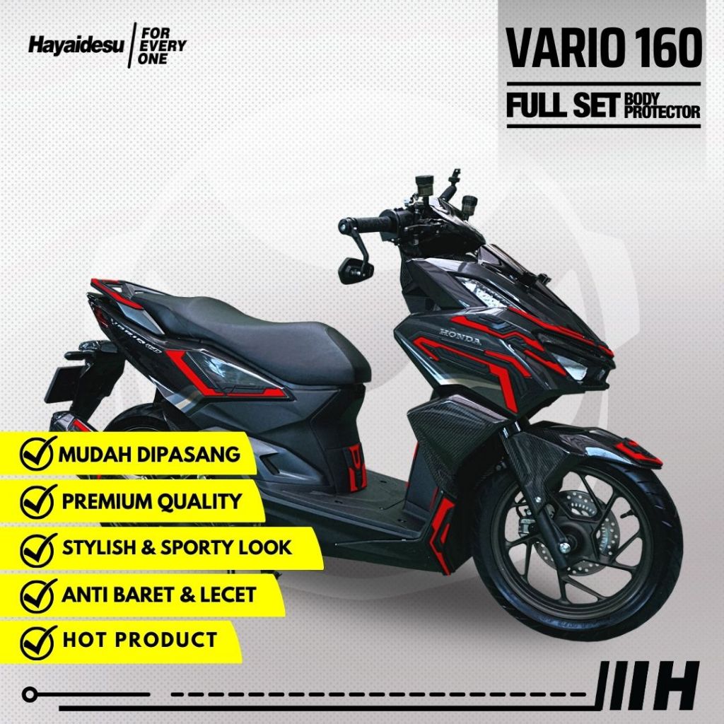 Hayaidesu Body Protector Vario / Click 160 Full Set Cover
