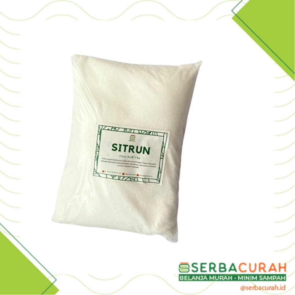 

Citric Acid | Sitrun | Kemasan Plastik 1 kg