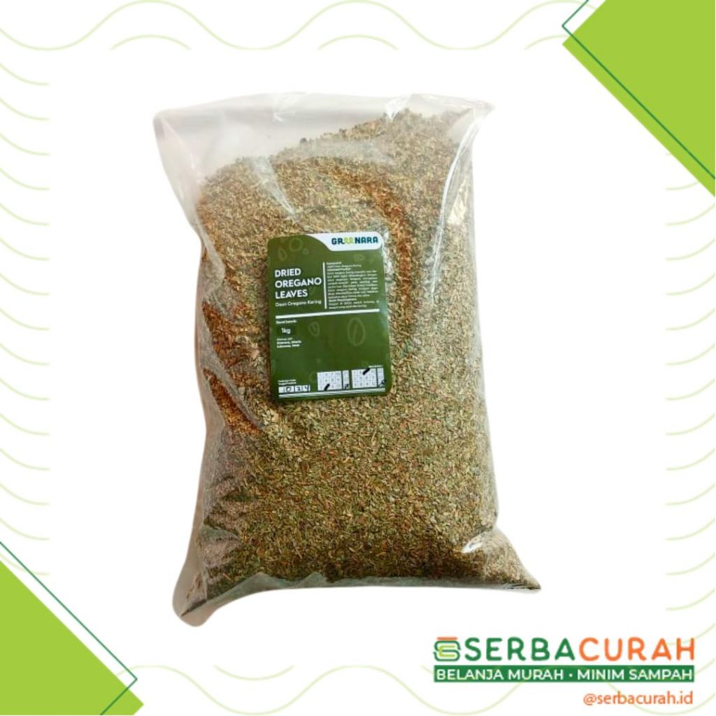 

Daun Oregano Kering | Dried Oregano Leaves | Kemasan Plastik 1 kg