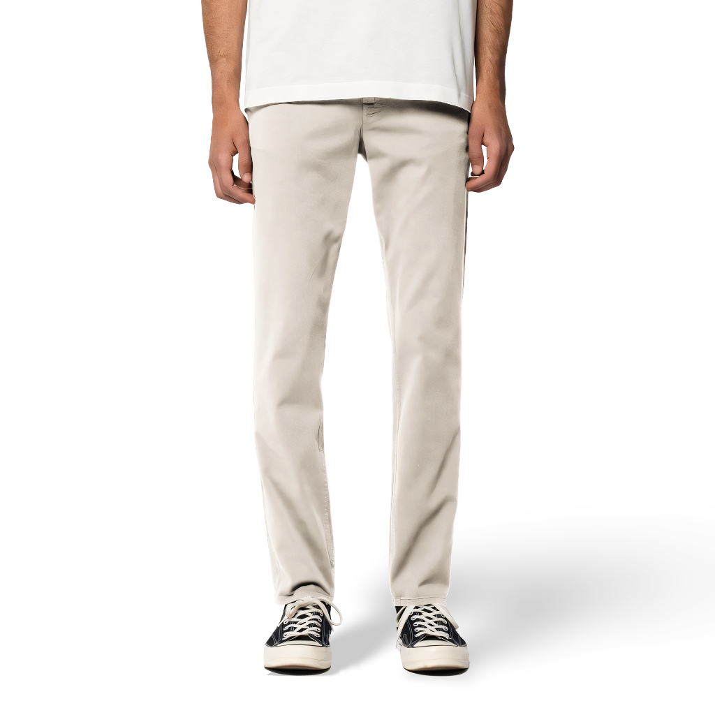 Sufine - Chinos Slimfit Panjang Original Premium CREAM - Celana Panjang Pria Wanita
