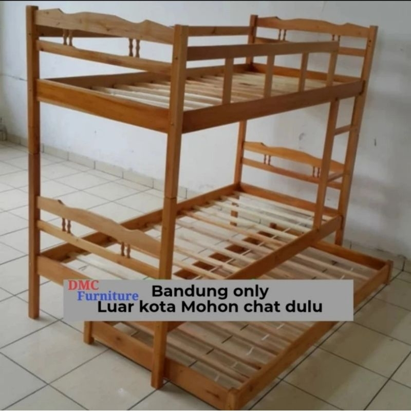 RANJANG SUSUN RANJANG KAYU RANJANG SORONG DIVAN KAYU RANJANG TINGKAT MURAH