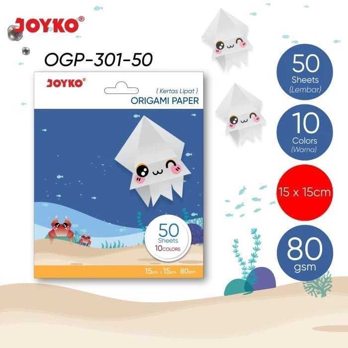 

Joyko Origami Kertas Paper 15x15cm OGP 301-50 Kertas Lipat