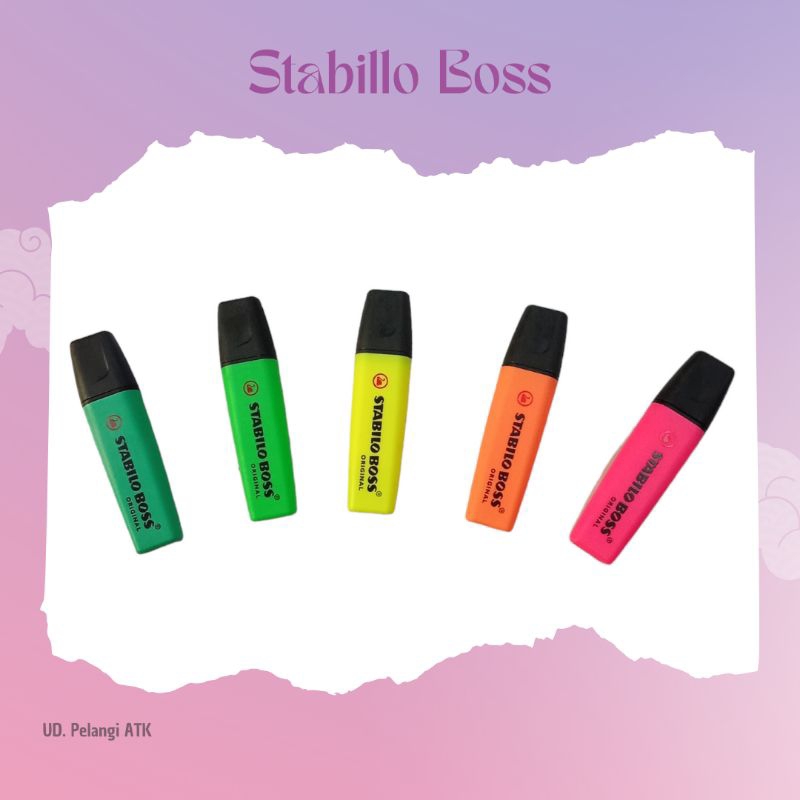 

♥️ pelangiatk ♥️ Highlighter | Stabilo | Pewarna tulisan | Boss Stabilo