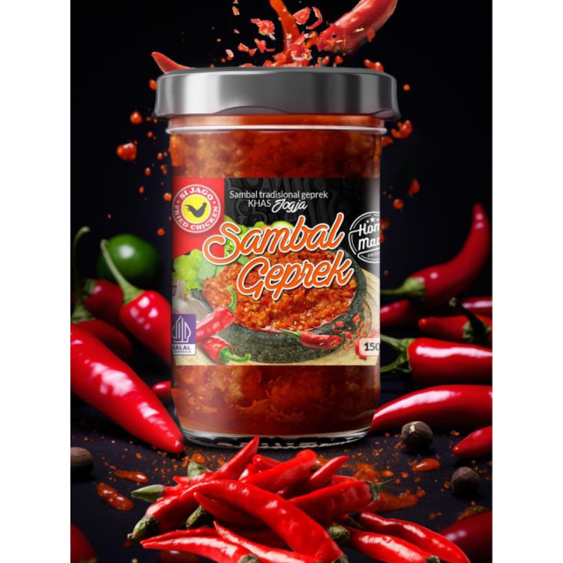 

sambal geprek khas Jogja