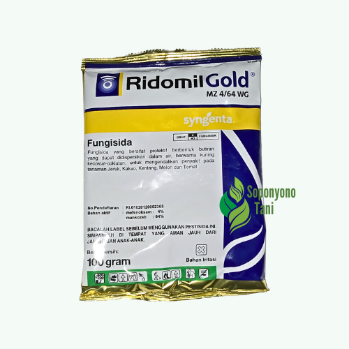 Ridomil Gold MZ 4 64 WG Fungisida (100gr) Asli Kemasan Pabrik