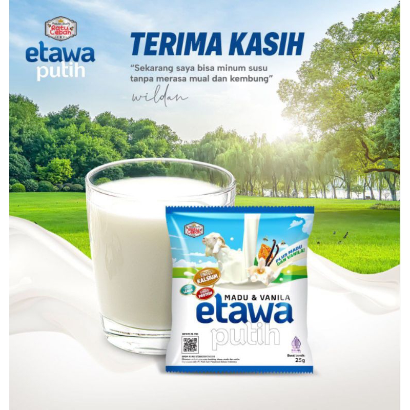 

SUSU KAMING ETAWA PUTIH RATU LEBAH isi 10 sachet