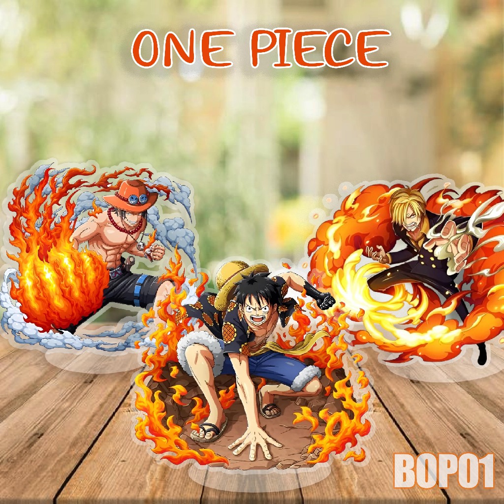 [STANDEE] Akrilik One Piece Luffy Portugas Sanji