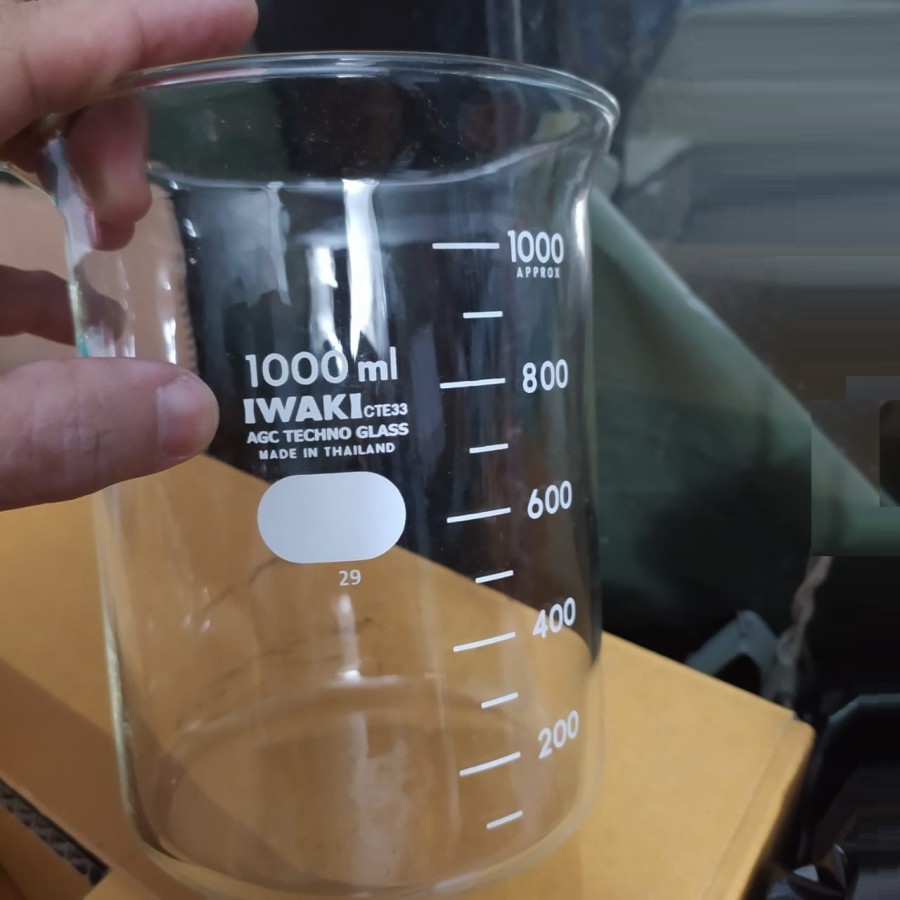 Beaker glass iwaki 1000 ml