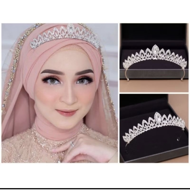 Mahkota aurel Viral Simpel Briedsmaid Pengantin Wisuda