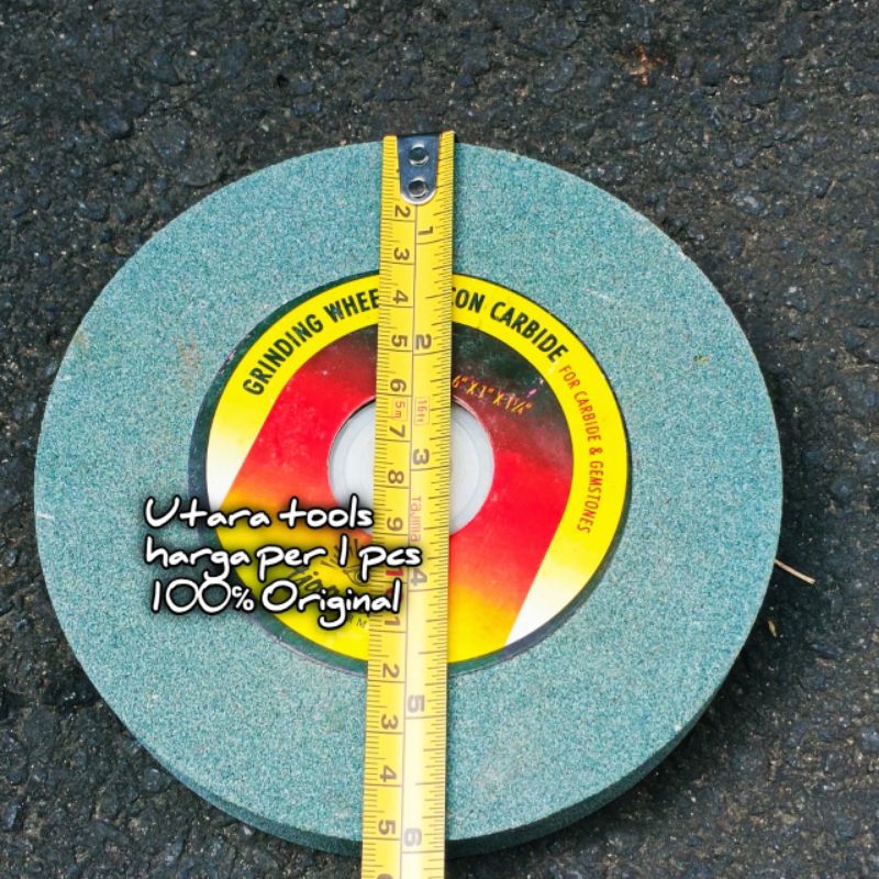 Tjap Mata Batu Gerinda Duduk 6 inch Grinding Wheel Batu gerinda Poles